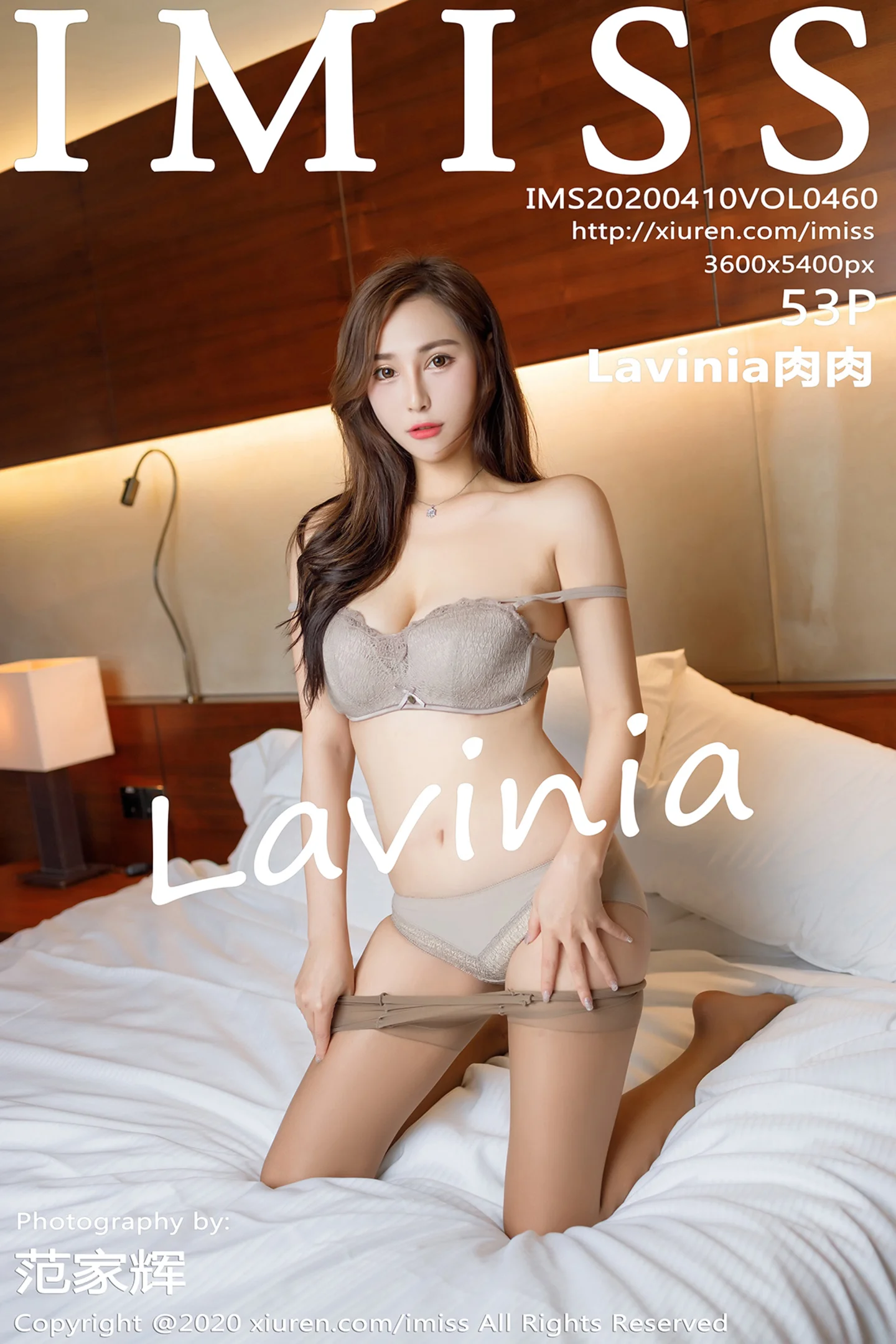 [IMISS爱蜜社]Vol.460_气质女神Lavinia私房性感内衣配肉丝裤袜半脱诱惑写真53P-秀人网 - XiuRen.Pro